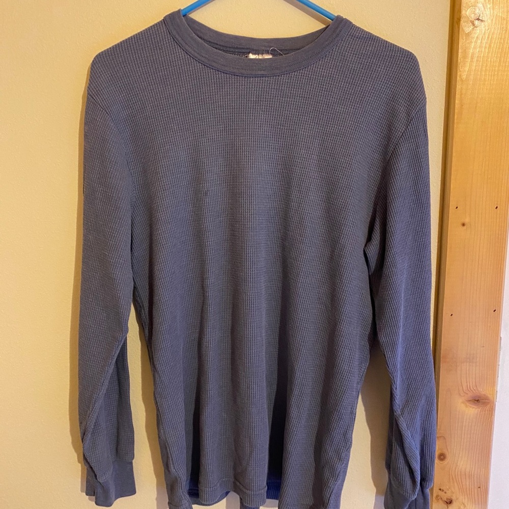 CARHART VINTAGE Blue Waffle Worker Tee